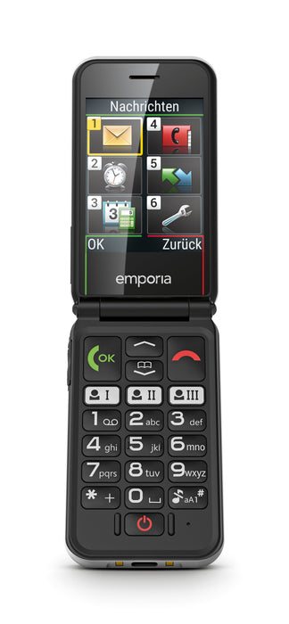 EAN 9005613168940 - Emporia SIMPLICITYglam.4G 7,11 cm (2.8") 106 g Negro Teléfono para personas mayores imagen 43