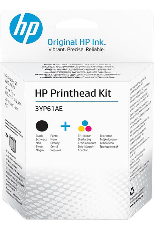 EAN 0193424555116 - HP 3YP61AE Black/Tri-color GT Printhead Kit cartucho de tinta 2 pieza(s) Negro, Cian, Magenta, Amarillo imagen 1