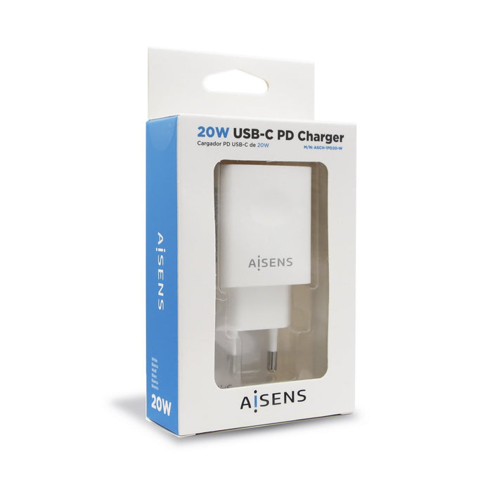 EAN 8436574706208 - AISENS ASCH-1PD20-W cargador de dispositivo móvil GPS, MP3, MP4, Teléfono móvil, Smartphone, Tableta Corr imagen 3