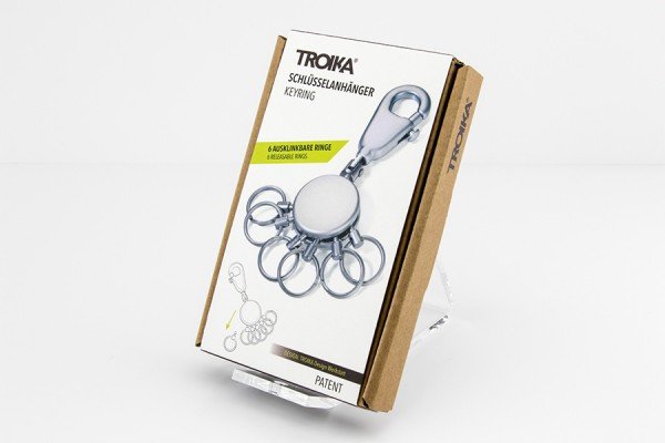 EAN 4024023110030 - TROIKA Patent Anilla de llavero Plata imagen 6