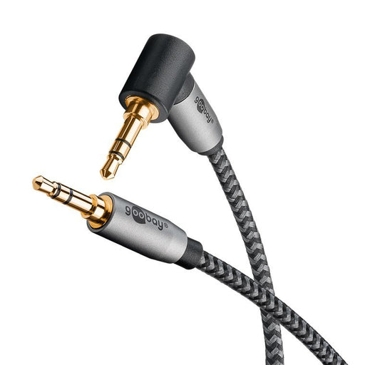 EAN 4040849652820 - Goobay 65282 cable de audio 3 m 3,5mm TRS Negro, Plata imagen 2
