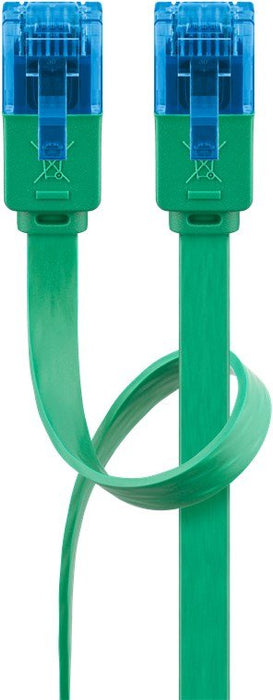 EAN 4040849962974 - Goobay 96297 cable de red Verde 0,5 m Cat6a U/UTP (UTP) Plano imagen 2