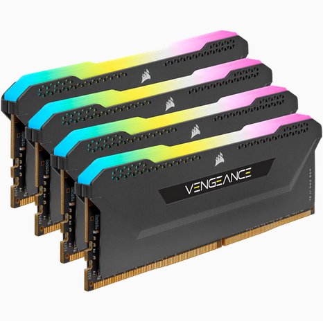 EAN 0840006632191 - Corsair Vengeance RGB Pro CMH64GX4M4E3200C16 módulo de memoria 64 GB 4 x 16 GB DDR4 288-pin DIMM imagen 4