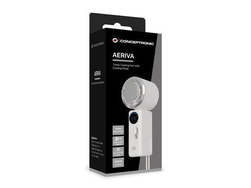 EAN 4015867244999 - Conceptronic AERIVA03C ventilador y nebulizador personal de mano Crema de color Ventilador de mano imagen 2