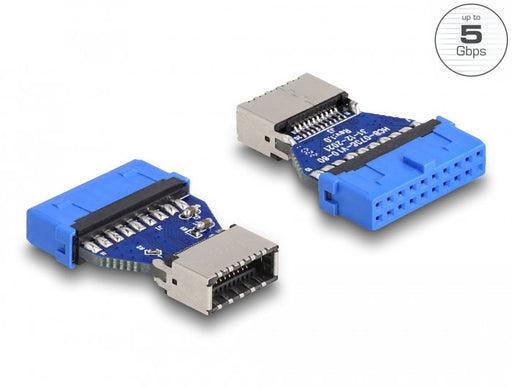 EAN 4043619662333 - DeLOCK 66233 cambiador de género para cable 20 pin USB 3.0 pin header USB (USB 3.2 Gen 1) key A 20 pin imagen 1