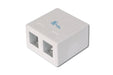 EAN 4016032180135 - Digitus AT-AG 302A-WH caja de tomacorriente RJ-45 Blanco imagen 1