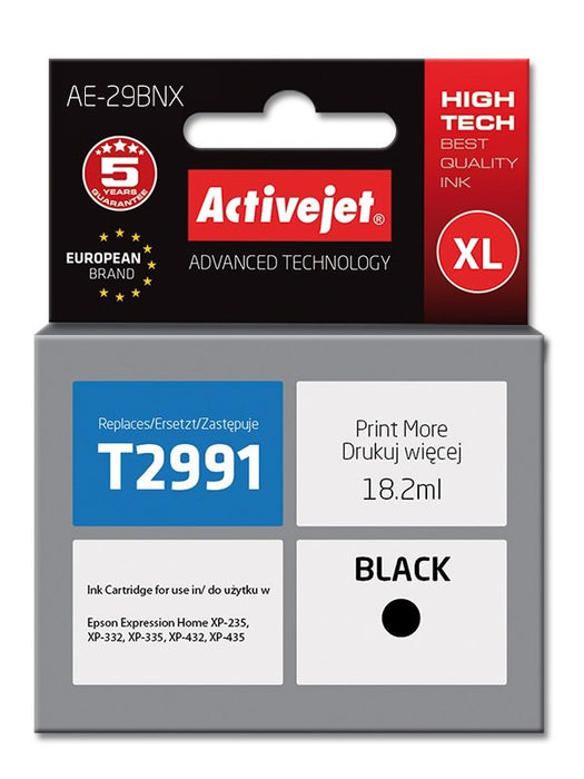 EAN 5901443106678 - Activejet AE-29BNX cartucho de tinta 1 pieza(s) Compatible Alto rendimiento (XL) Negro imagen 1