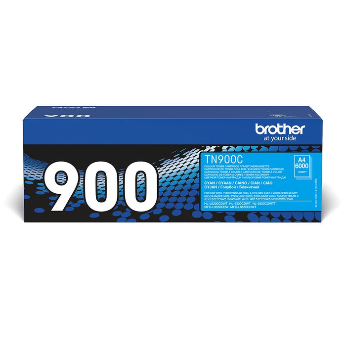 EAN 4977766735100 - Brother TN-900C cartucho de tóner 1 pieza(s) Original Cian imagen 1