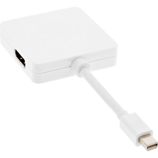 EAN 4043718192625 - InLine 17195I adaptador de cable de vídeo 0,15 m Mini DisplayPort DisplayPort + DVI + HDMI Blanco imagen 2
