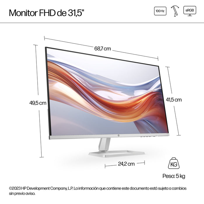 EAN 5715063785959 - HP Series 5 31.5 inch FHD Monitor - 532sf pantalla para PC 80 cm (31.5") 1920 x 1080 Pixeles Full HD LCD  imagen 4
