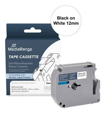 EAN 4260664874126 - MediaRange MRBMK231 cinta para impresora de etiquetas Negro sobre blanco imagen 1