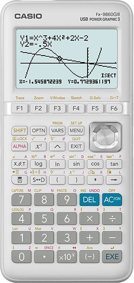 EAN 4549526609565 - Casio FX-9860GIII calculadora Bolsillo Calculadora gráfica Blanco imagen 1
