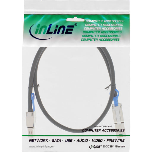 EAN 4043718232826 - InLine 27639B cable Serial Attached SCSI (SAS) 1 m Negro imagen 2
