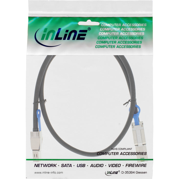 EAN 4043718232826 - InLine 27639B cable Serial Attached SCSI (SAS) 1 m Negro imagen 2