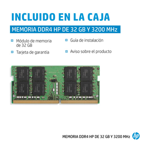 EAN 0196188246894 - HP 4S967AA#AC3 módulo de memoria 32 GB DDR4 260-pin SO-DIMM imagen 2