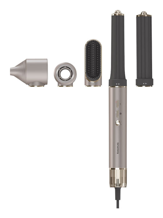 EAN 8414234001221 - Taurus AIRWAVE DIGITAL PRO Herramienta de peinado con múltiples accesorios Airflow Bronce 1300 W 1,8 m imagen 1