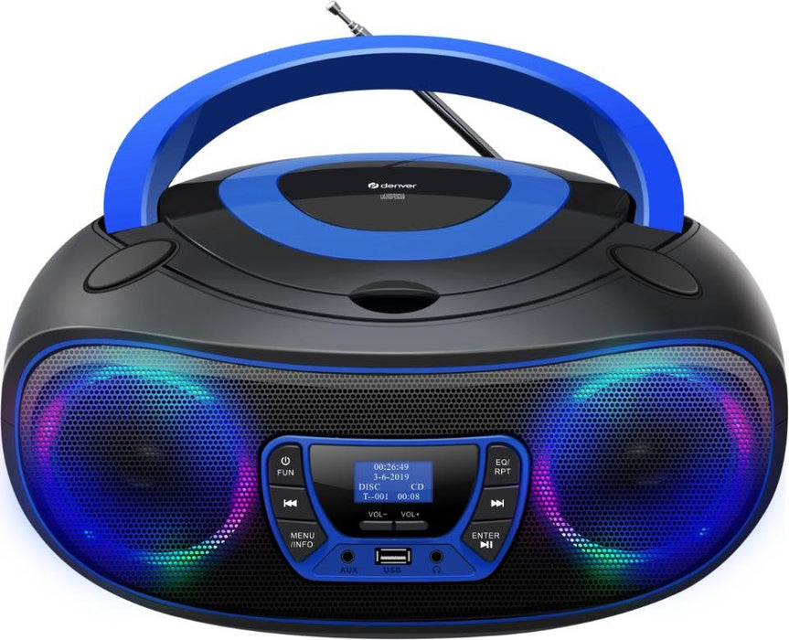 EAN 5706751079979 - Denver TDB-212BU Reproductor de CD portátil Azul imagen 1