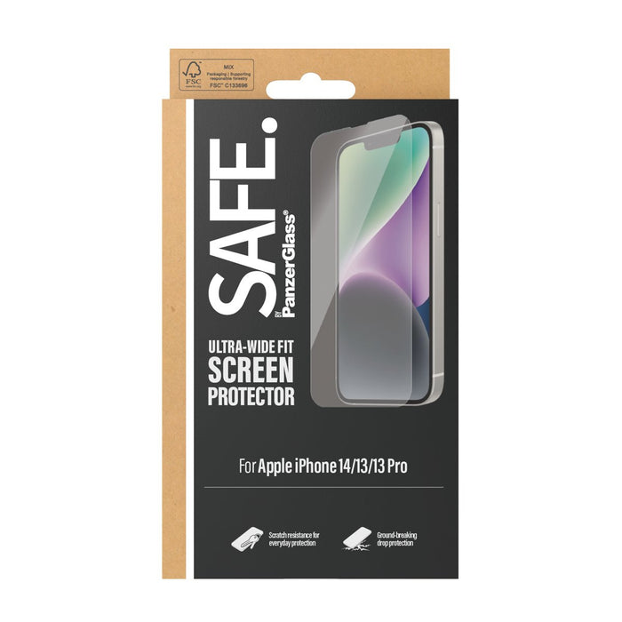 EAN 5711724951480 - PanzerGlass SAFE. by ® Screen Protector iPhone 14 | 13 | 13 Pro | Ultra-Wide Fit Protector de pantalla Ap imagen 3