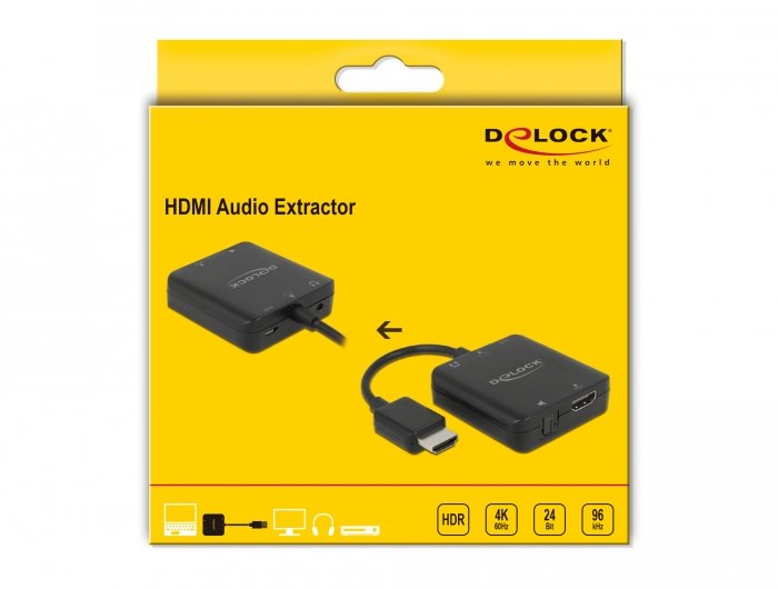 EAN 4043619633333 - DeLOCK 63333 convertidor de audio Negro imagen 6
