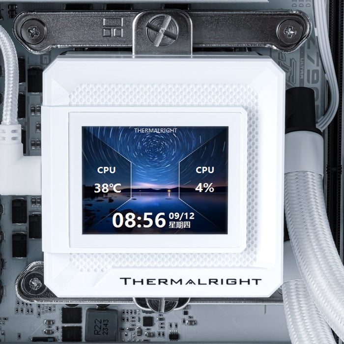 EAN 814256020510 - Thermalright Frozen Warframe 360 Procesador Sistema de refrigeración líquida todo en uno 12 cm Blanco 1 pi imagen 5