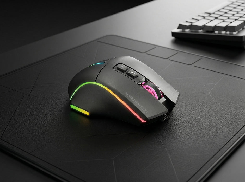 EAN 8435693114253 - Mars Gaming MMWVECTOR ratón Juego mano derecha RF Wireless + Bluetooth + USB Type-A Óptico 12000 DPI imagen 11