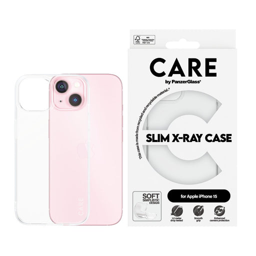 EAN 5715685005688 - PanzerGlass CARE™ by ® X-Ray Case iPhone 15 funda para teléfono móvil Transparente imagen 2