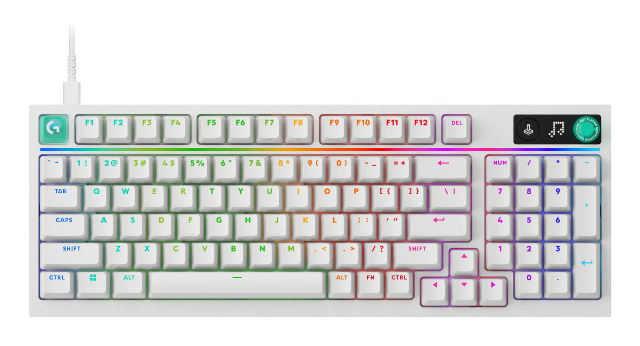 EAN 5099206137844 - Logitech G G316 X 98 teclado Juego USB QWERTY Inglés Blanco imagen 3