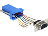 EAN 4043619654307 - DeLOCK 65430 cambiador de género para cable Sub-D 9p RJ45 Negro, Azul, Plata imagen 1
