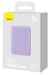 EAN 6932172626099 - Baseus PPCX110105 batería externa Polímero de litio 10000 mAh Cargador inalámbrico Púrpura imagen 9