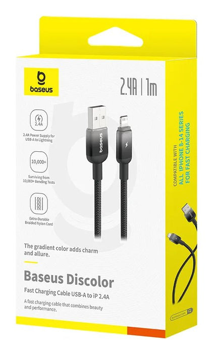 EAN 6932172668204 - Baseus P10374900111-00 cable de conector Lightning 1 m Negro imagen 2