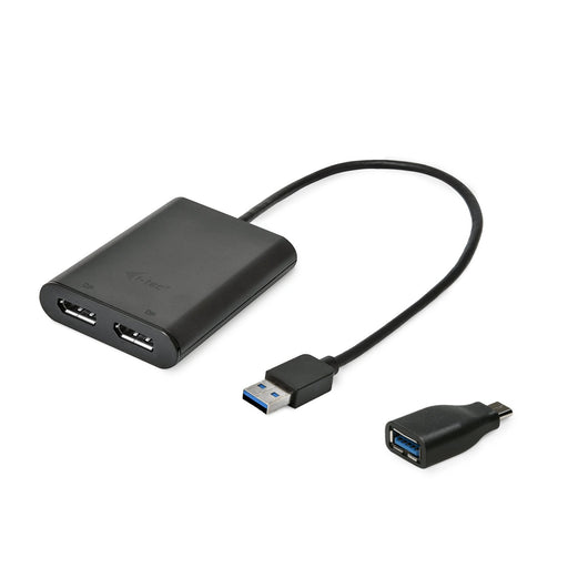 EAN 8595611701993 - i-tec U3DUAL4KDP Adaptador gráfico USB 5120 x 2880 Pixeles Negro imagen 1