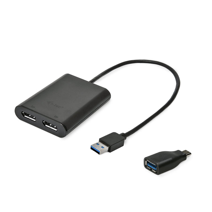 EAN 8595611701993 - i-tec U3DUAL4KDP Adaptador gráfico USB 5120 x 2880 Pixeles Negro imagen 1