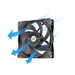 EAN 4713227536370 - Thermaltake SWAFAN GT12 Carcasa del ordenador Refrigerador de aire 12 cm Negro 3 pieza(s) imagen 6