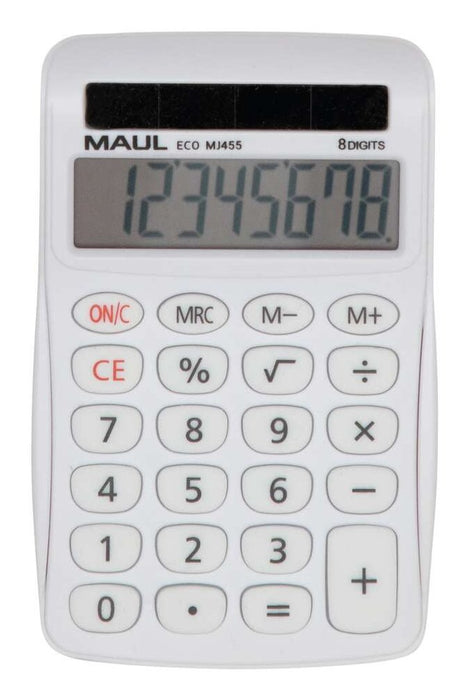 EAN 4002390092586 - MAUL ECO MJ455 calculadora Escritorio Calculadora básica Blanco imagen 1