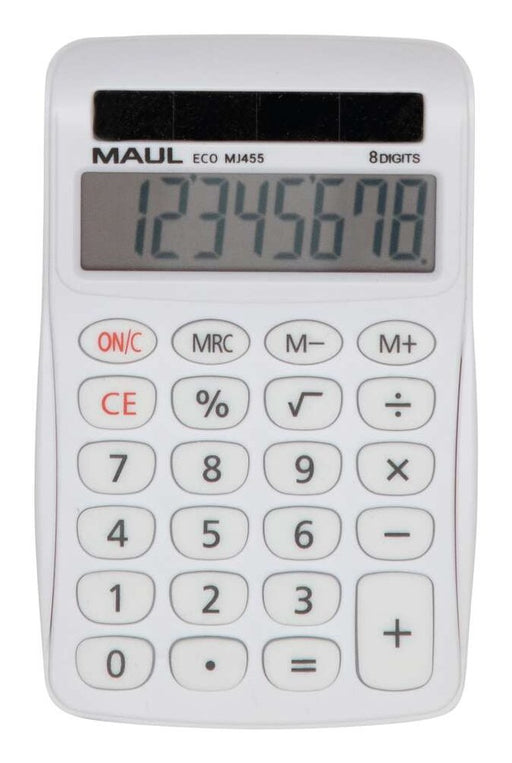 EAN 4002390092586 - MAUL ECO MJ455 calculadora Escritorio Calculadora básica Blanco imagen 1