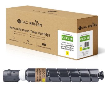 EAN 6937173431499 - G&G GR-CEXV58Y cartucho de tóner 1 pieza(s) Compatible Amarillo imagen 1