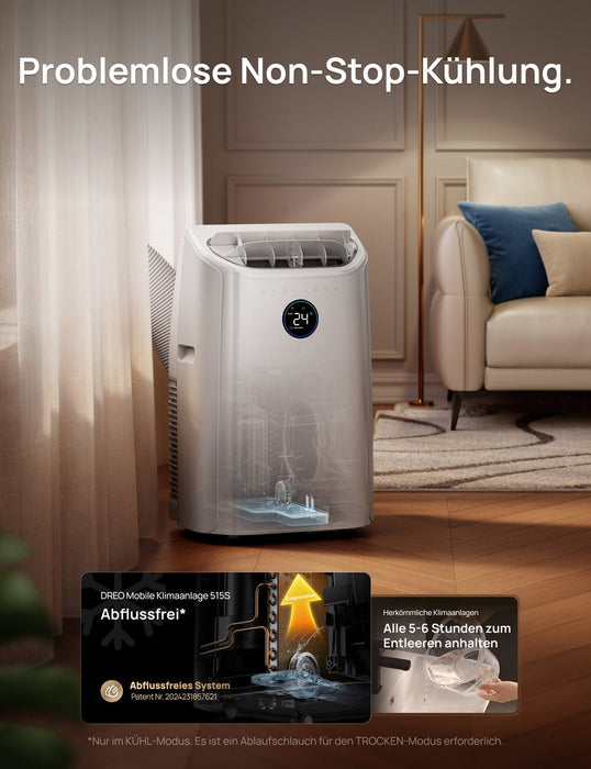 EAN 810142859981 - Dreo 515S aire acondicionado portátil 1,5 L 65 dB 3500 W Blanco imagen 6