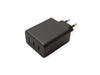 EAN 7630049623415 - VALUE 19.99.1096 cargador de dispositivo móvil Universal Negro Corriente alterna Carga rápida Interior imagen 3