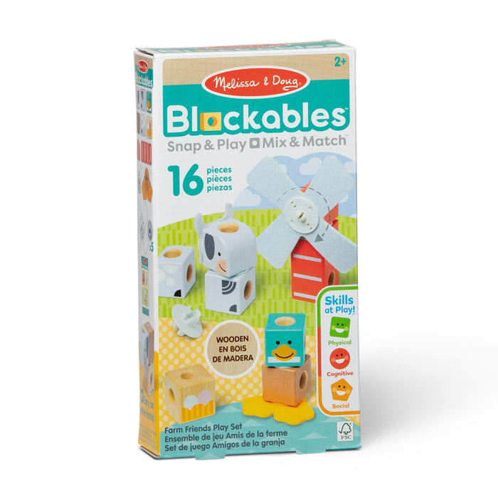 EAN 681147005471 - Melissa & Doug MDT BBN Blockables Farm Friends GML imagen 3