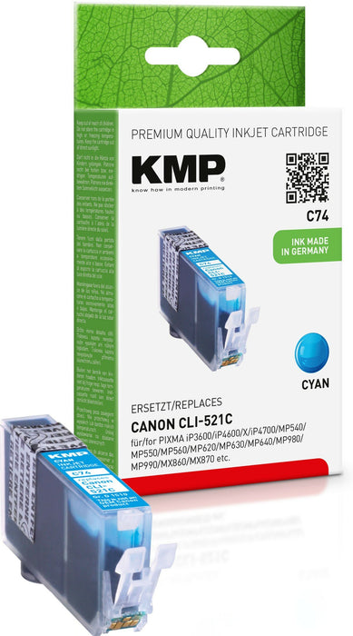 EAN 4011324151039 - KMP C74 cartucho de tinta 1 pieza(s) Cian imagen 1