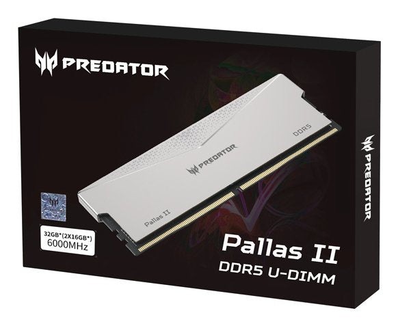 EAN 6955914619746 - Predator PALLASII-32GB-6000-1R8-2XV3 módulo de memoria 2 x 16 GB DDR5 6000 MT/s 288-pin DIMM imagen 10