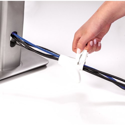 EAN 43859748662 - Fellowes CableZip Piso Tubo flexible para protección de cables Blanco 1 pieza(s) imagen 2