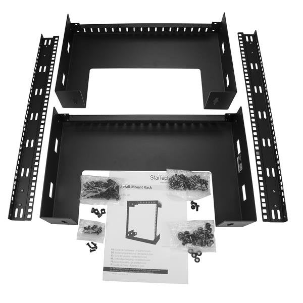 EAN 65030872225 - StarTech.com RK12WALLO armario rack Bastidor de pared Negro imagen 7