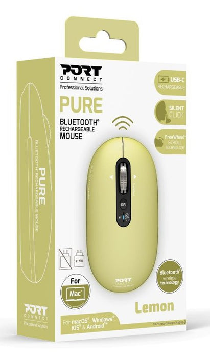 EAN 3567049105068 - Port Designs PORT Connect PURE MAC ratón Universal Ambidextro Bluetooth Óptico 3200 DPI imagen 7