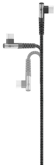 EAN 4040849646553 - Goobay 64655 cable USB USB 2.0 0,5 m USB C USB A Negro, Gris imagen 4