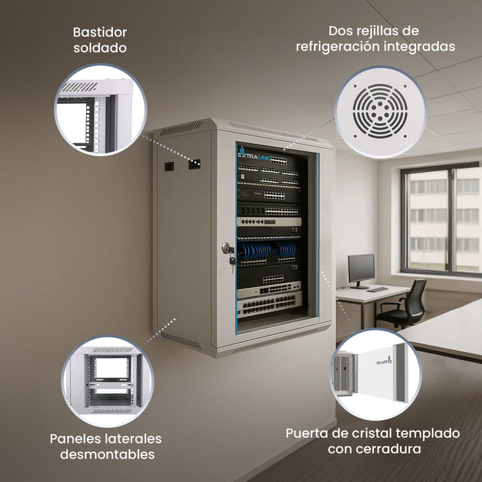 EAN 5903148914350 - Extralink EX.14350 armario rack Bastidor de pared imagen 10