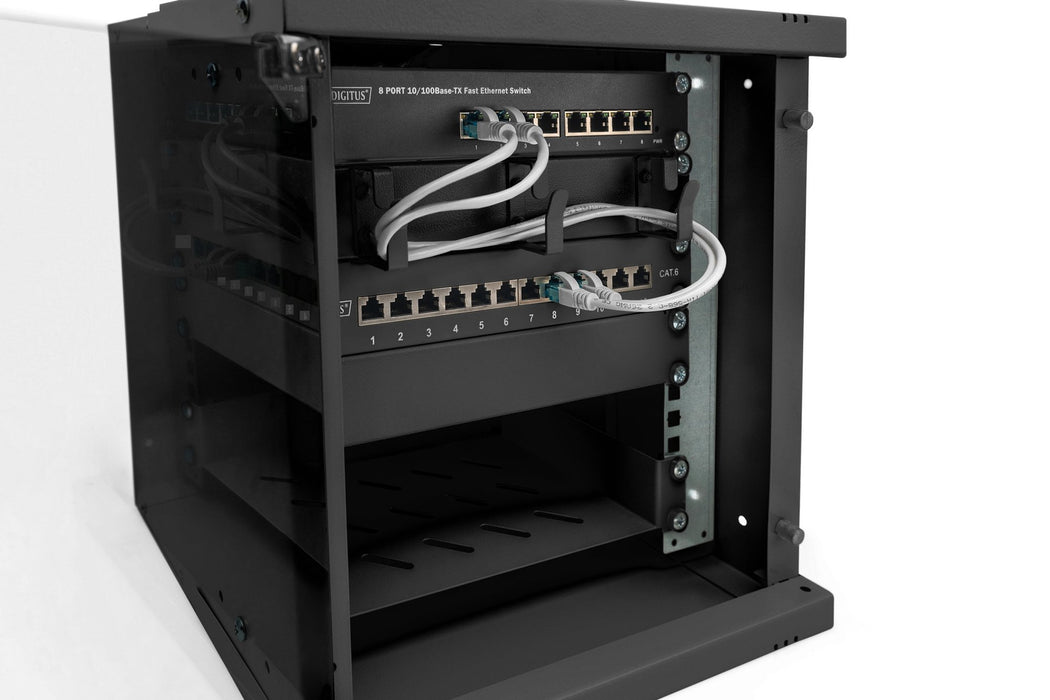 EAN 4016032493631 - Digitus DN-49101 armario rack 6U Bastidor de pared Negro imagen 4