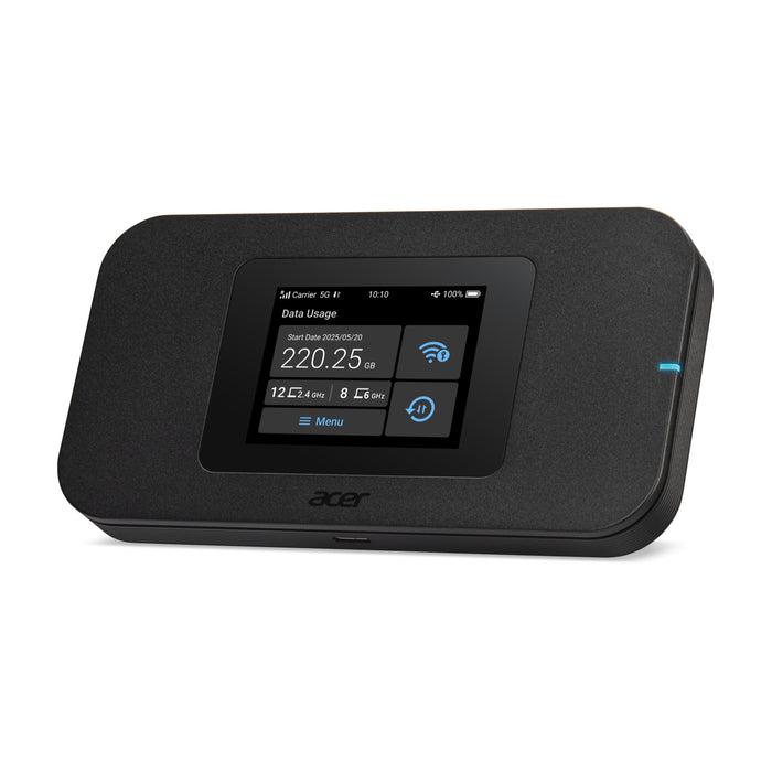 EAN 4711474823212 - Acer Connect Enduro M4D router inalámbrico Doble banda (2,4 GHz / 5 GHz) 5G Negro imagen 2