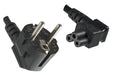 EAN 4032528023663 - DINIC CB-3L-3M cable de transmisión Negro CEE7/7 C5 acoplador imagen 1