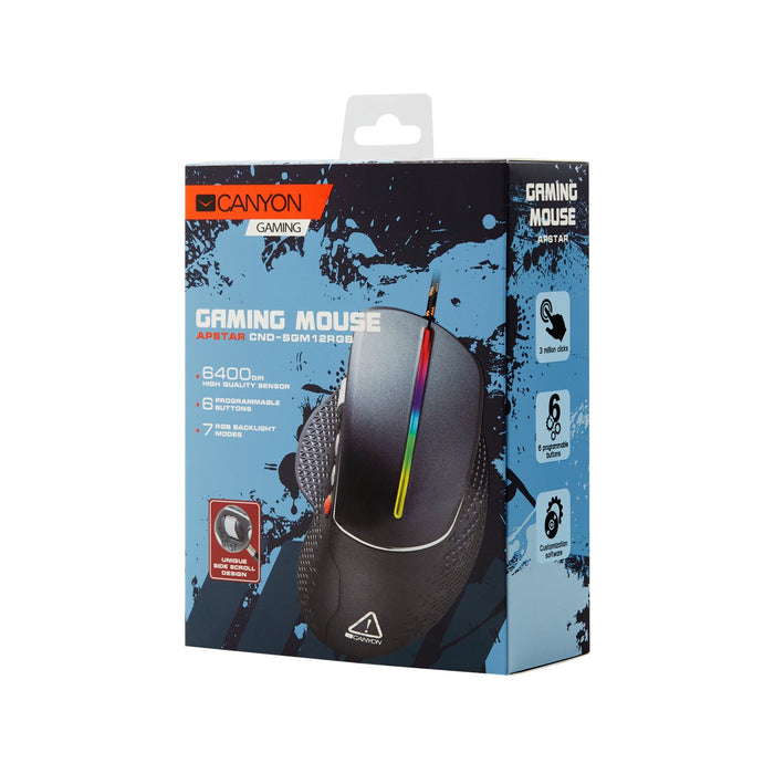 EAN 5291485005924 - Canyon Apstar ratón Juego mano derecha USB tipo A Óptico 6400 DPI imagen 5